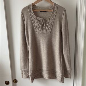 Peruvian Connection Alpaca Tunic Sweater  M